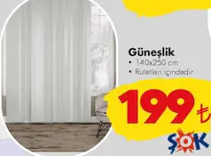 GÜNEŞLİK 140X250 CM GÜNEŞLİK 140X250 CM